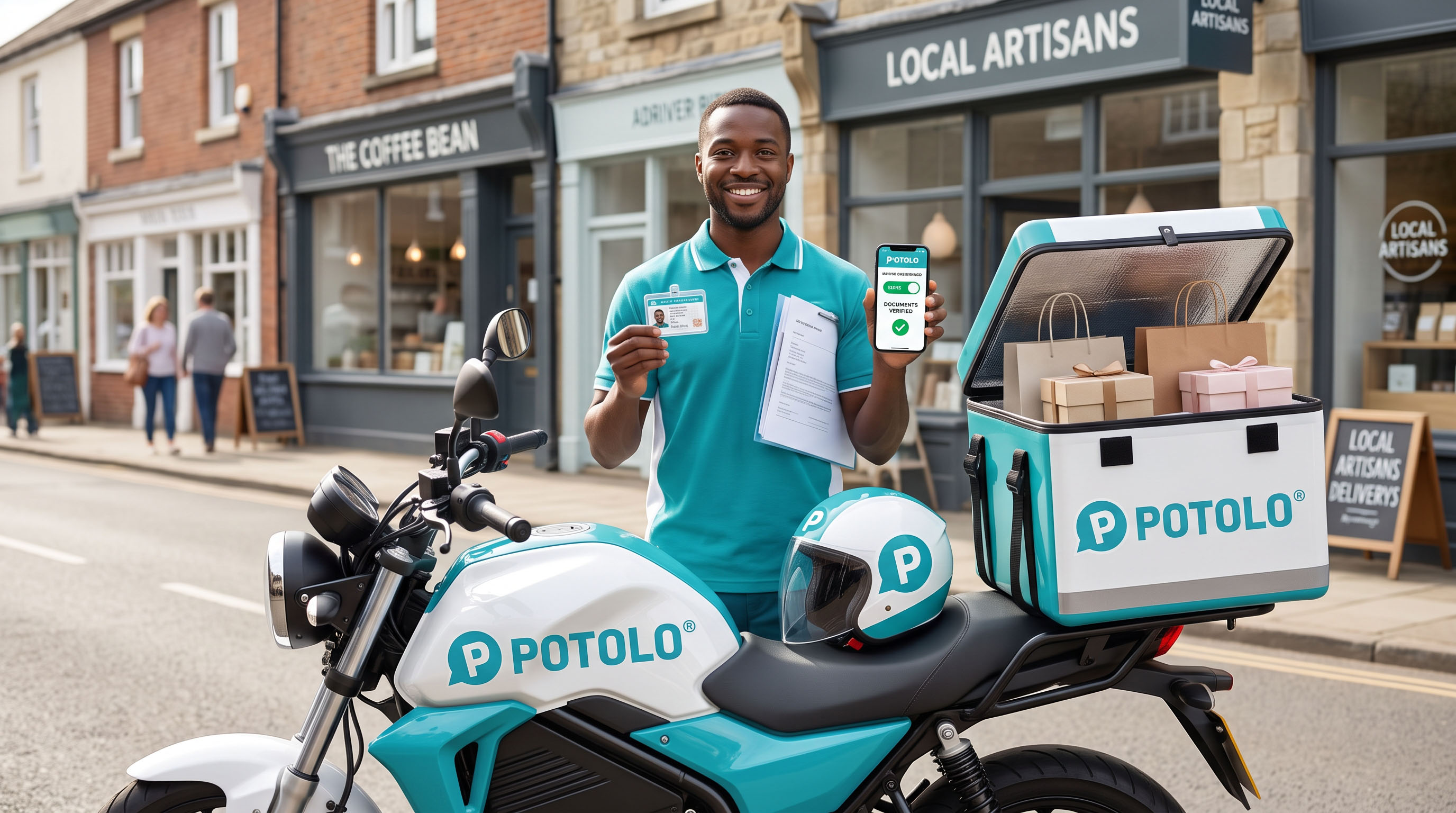 Getting on the road as a Potolo delivery partner