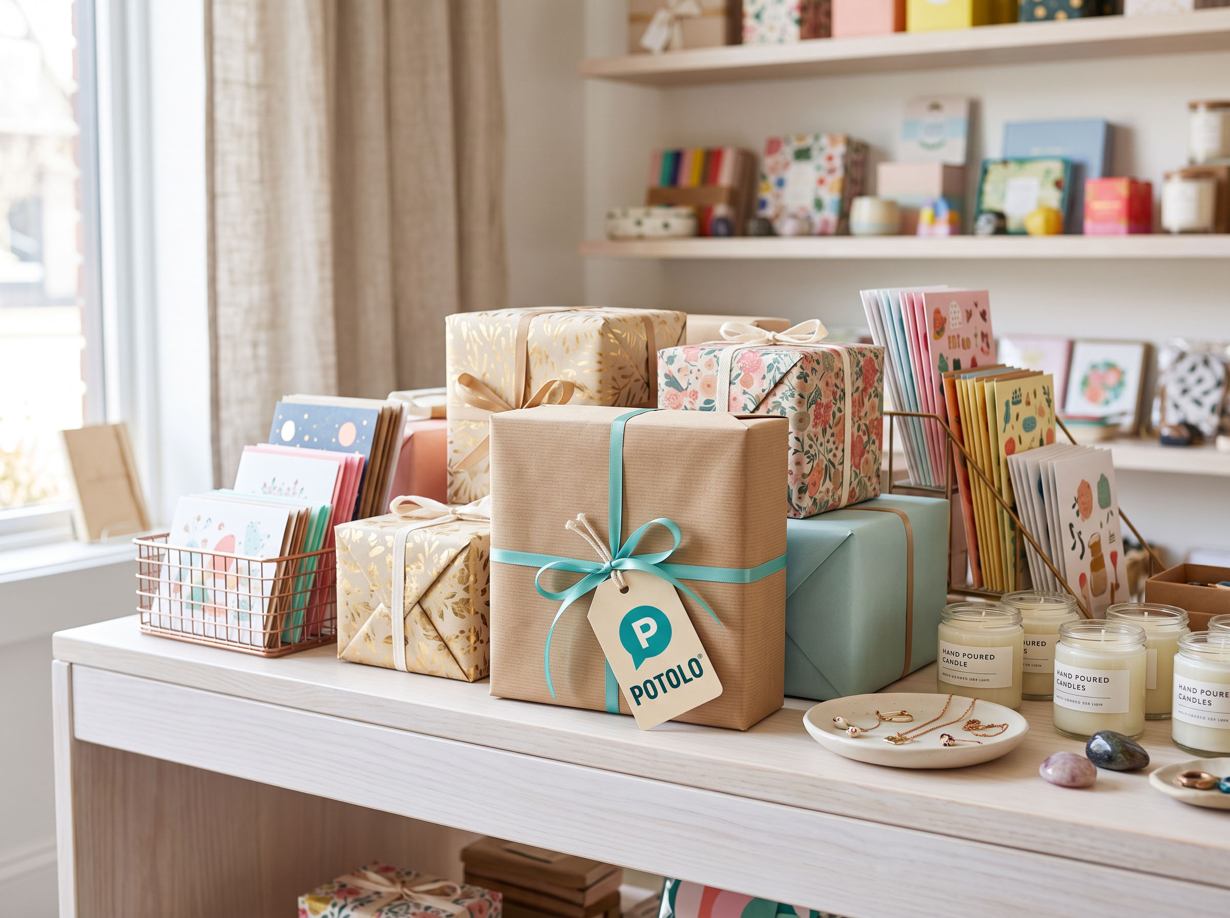 Gifts from local stores on Potolo Shop